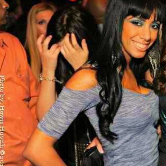 Sexy Blue BCBG Cold Shoulder dress - Picture 3 of 8